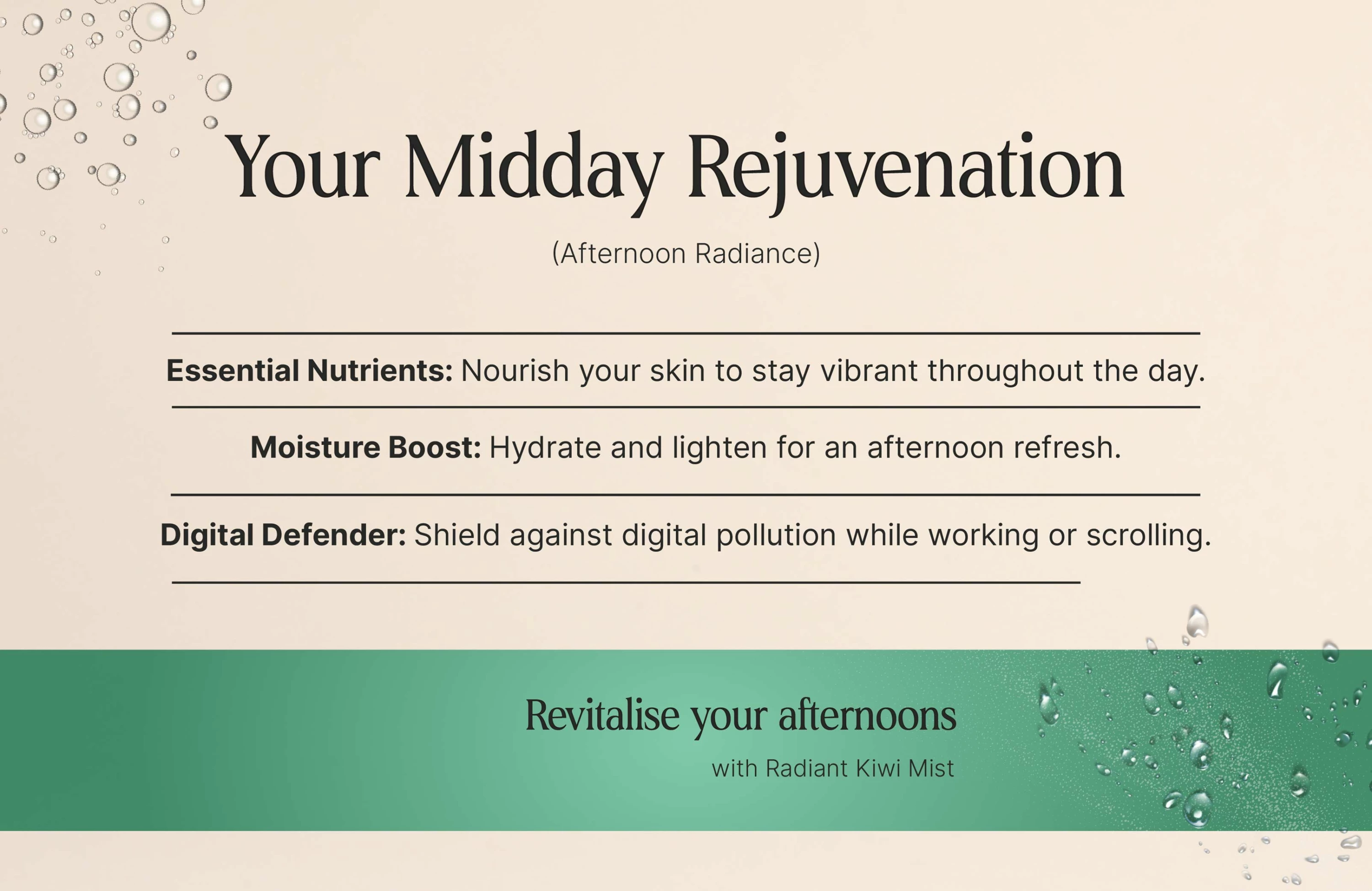 Sprej për trup Oteria Radiant Kiwi Mist, 30ml