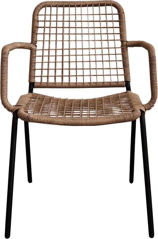 Karrige Boavista, natyrale e errët, 56x60x81cm