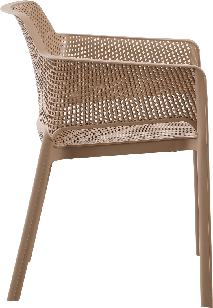 Karrige polipropileni JOHN FH6103.04 ngjyrë kapuçino 59x46x79Hcm