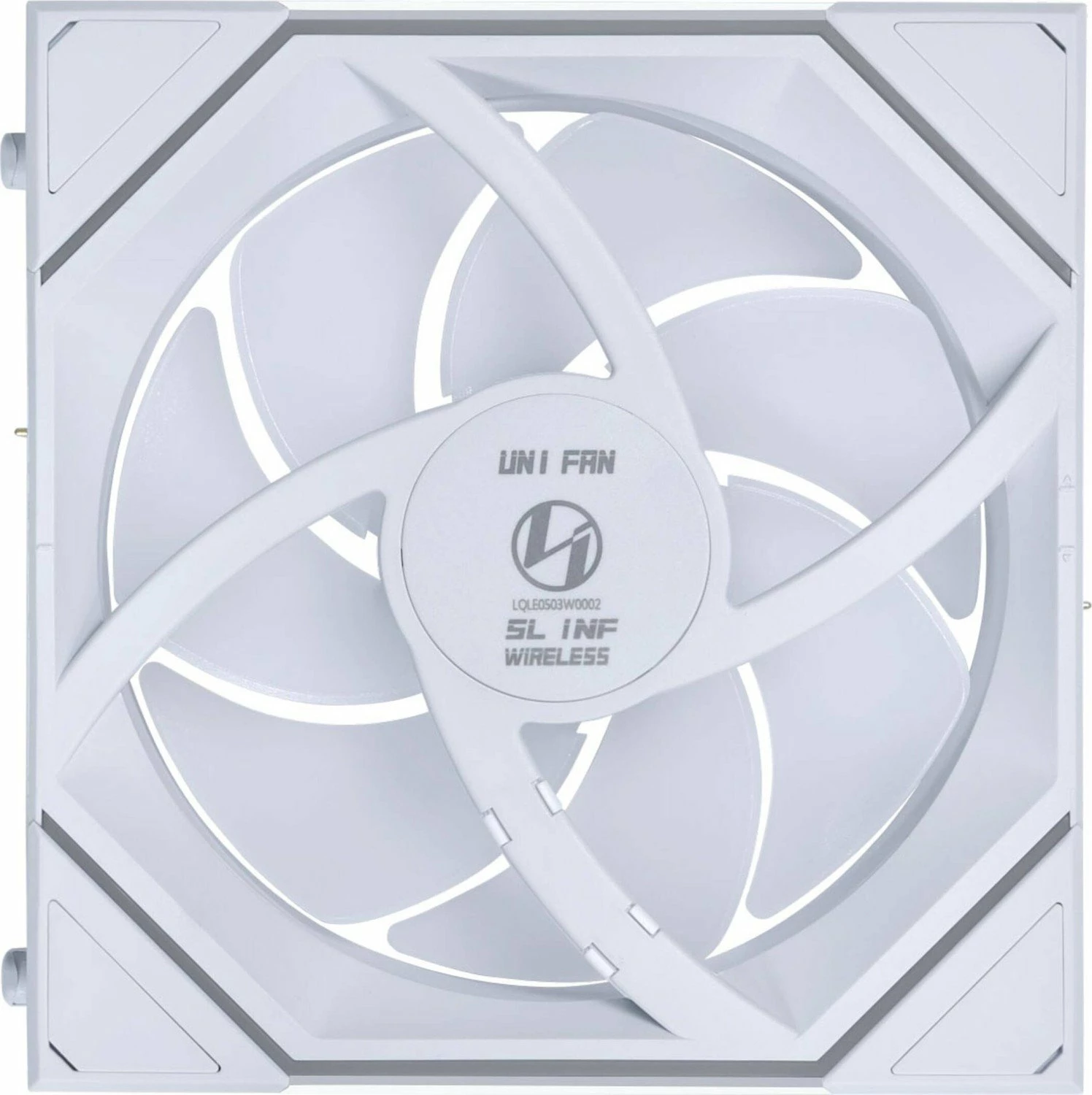 Ventilator PC Lian Li UNI FAN SL-INF120 ARGB Wireless Reverse Blade 120mm PWM 12RSLIN1W3W, set 3 copë, i bardhë