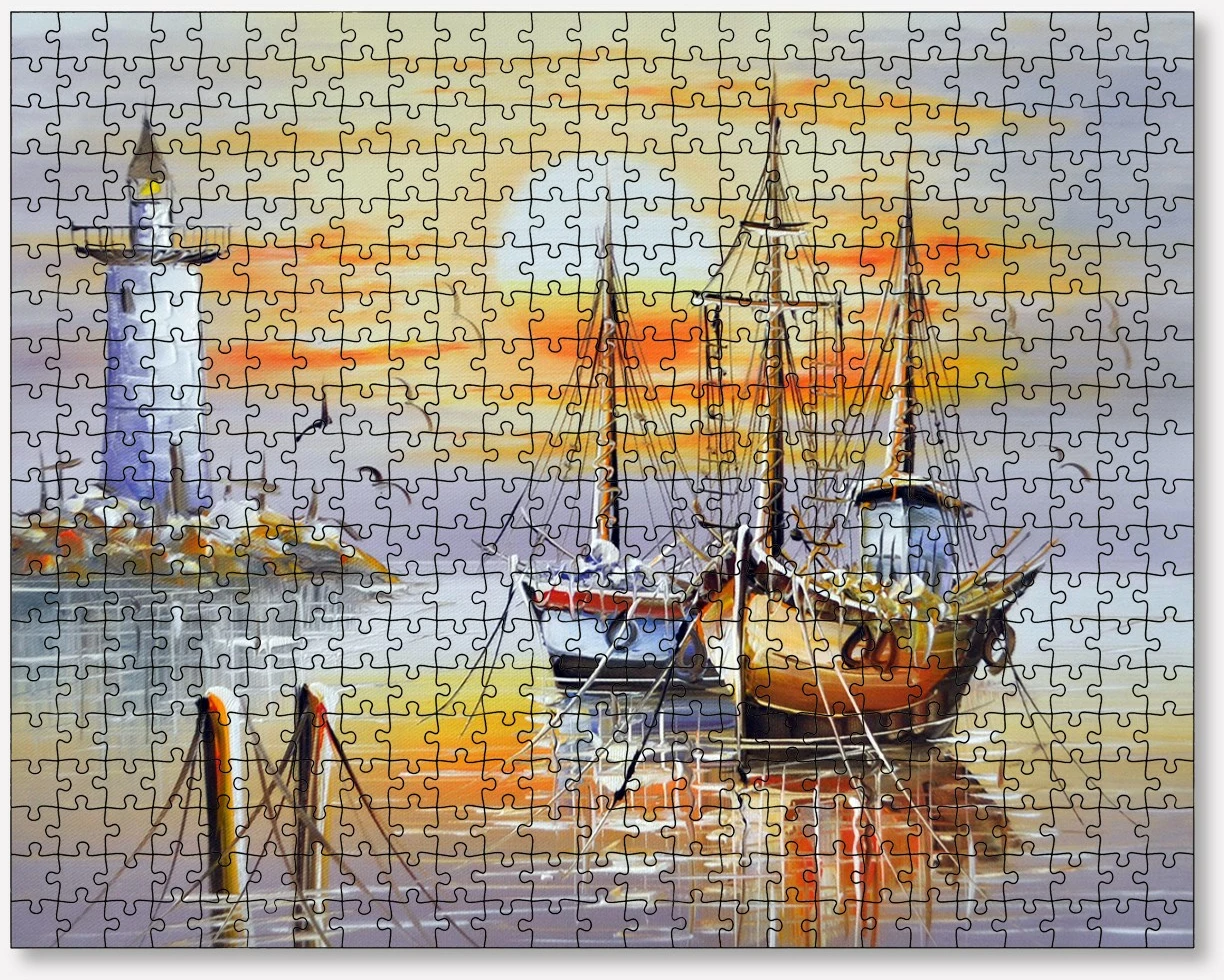 Puzzle 500 copë, Evila Originals, shumëngjyrësh, PZL_027_500
