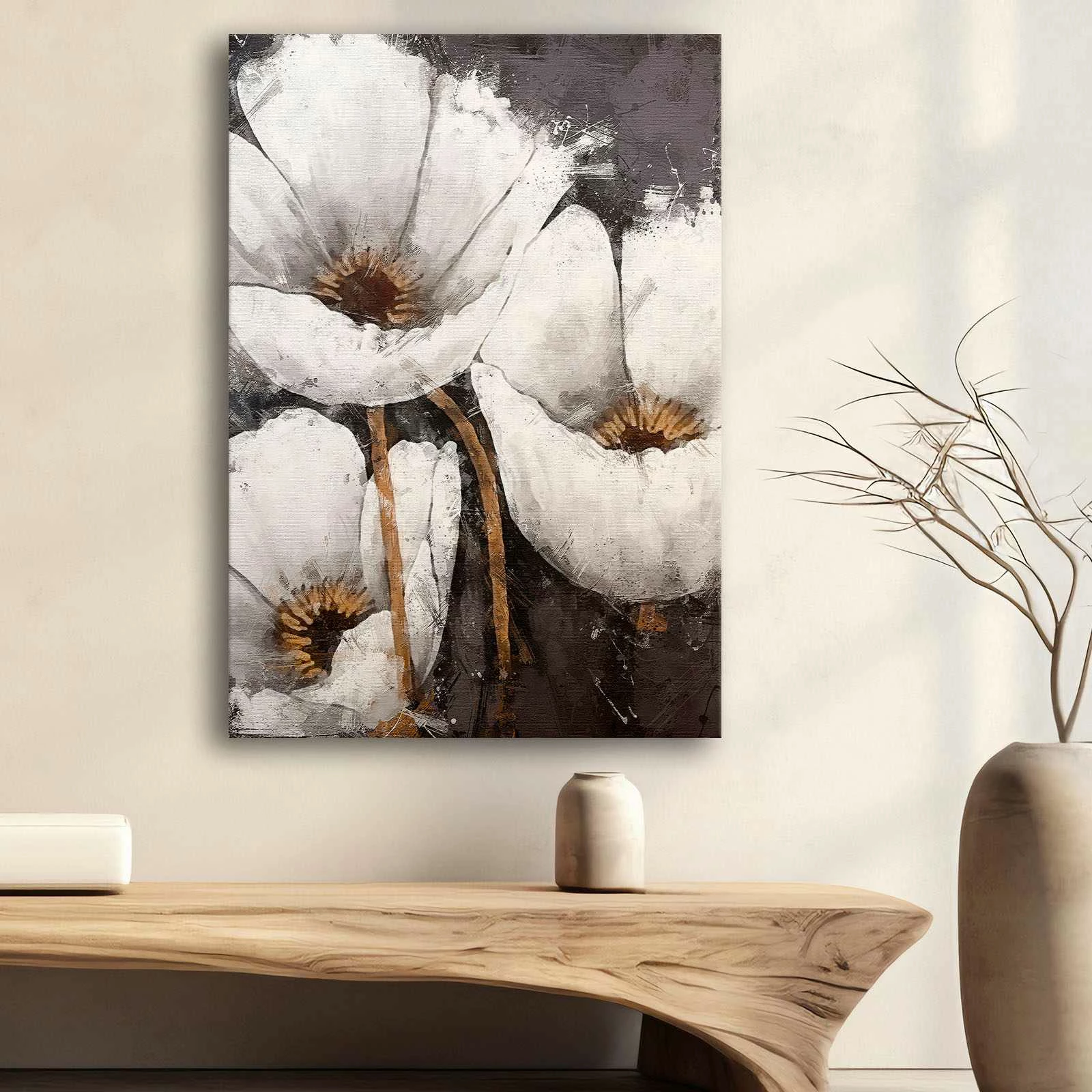 Pikturë dekorative në kanavacë, shumëngjyrëshe, Wallity, 70100Wabisabi-007, 70x100cm
