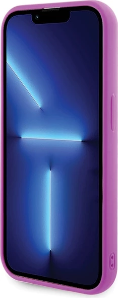 Mbështjellës Guess Disco Metal Script për iPhone 15 Pro, rozë