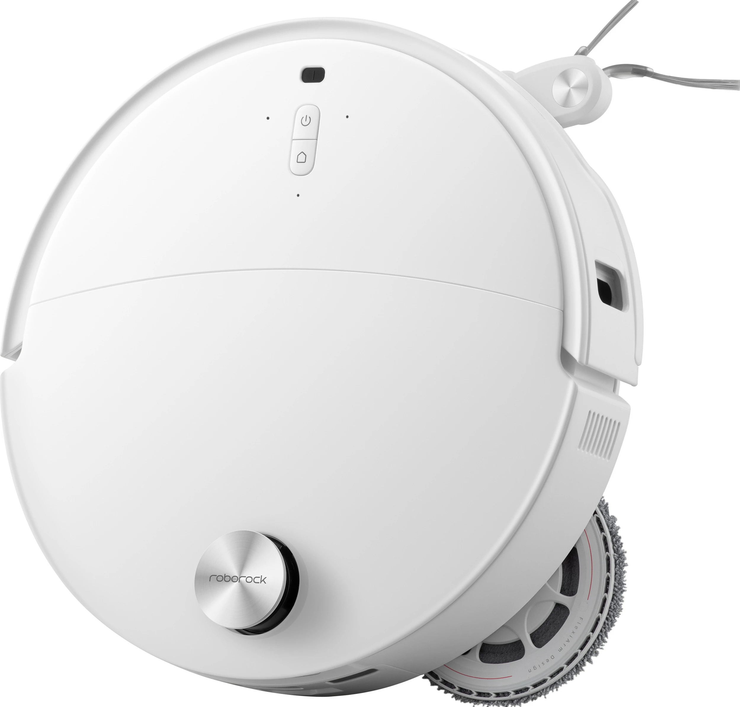 Robot fshesë Roborock Qrevo CurvX, me dok multifunksional, 22000 Pa, LiDAR, e bardhë