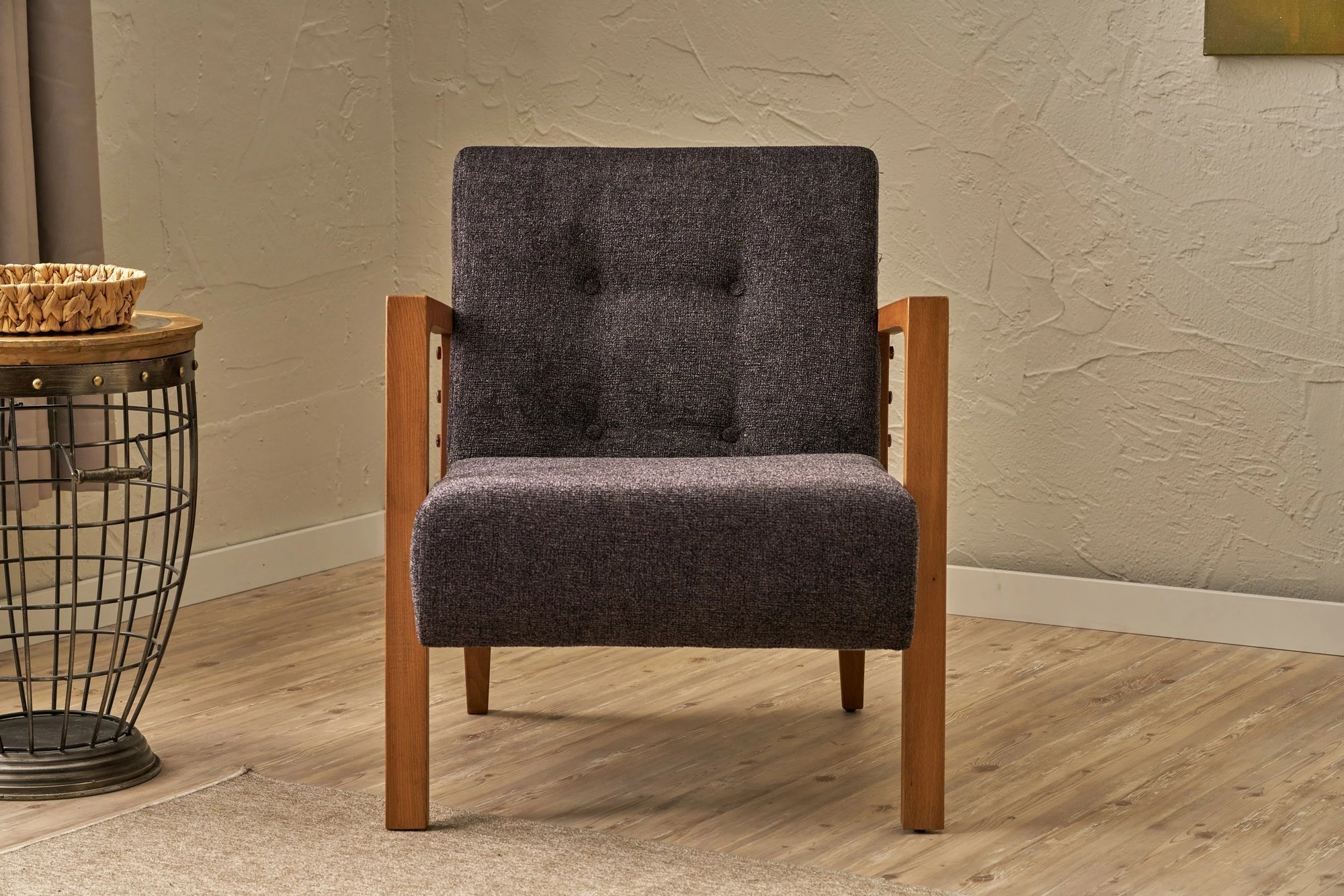 Karrige Wing Atelier del Sofa, ngjyrë antracit, Kemer