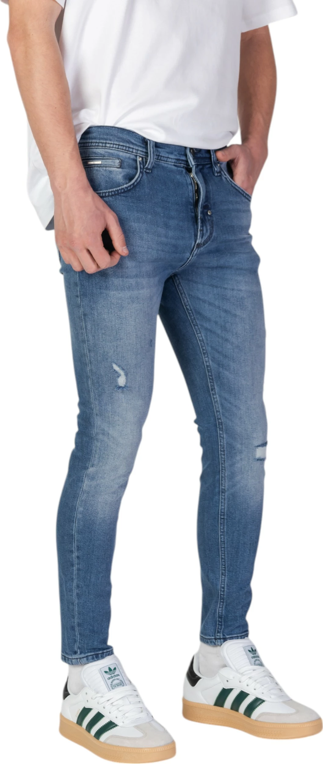Xhinse për meshkuj Antony Morato KARL Cropped Fit MMDT00272-FA750587, denim [Madhësia: W30]