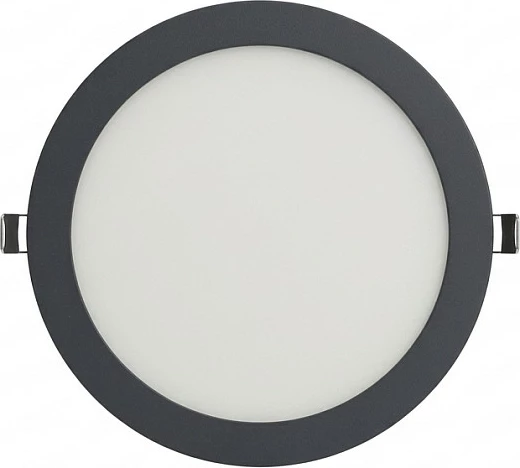 Panel LED ultra i hollë Synergy21 V6, 24W, CCT dual white, 24V, i zi