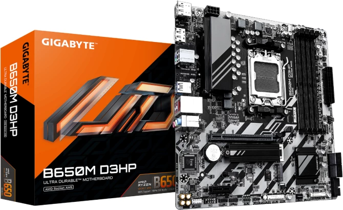 Pllakë amë GIGABYTE B650M D3HP, AMD AM5, mATX, DDR5, 192GB, 2x M.2, 2.5GbE