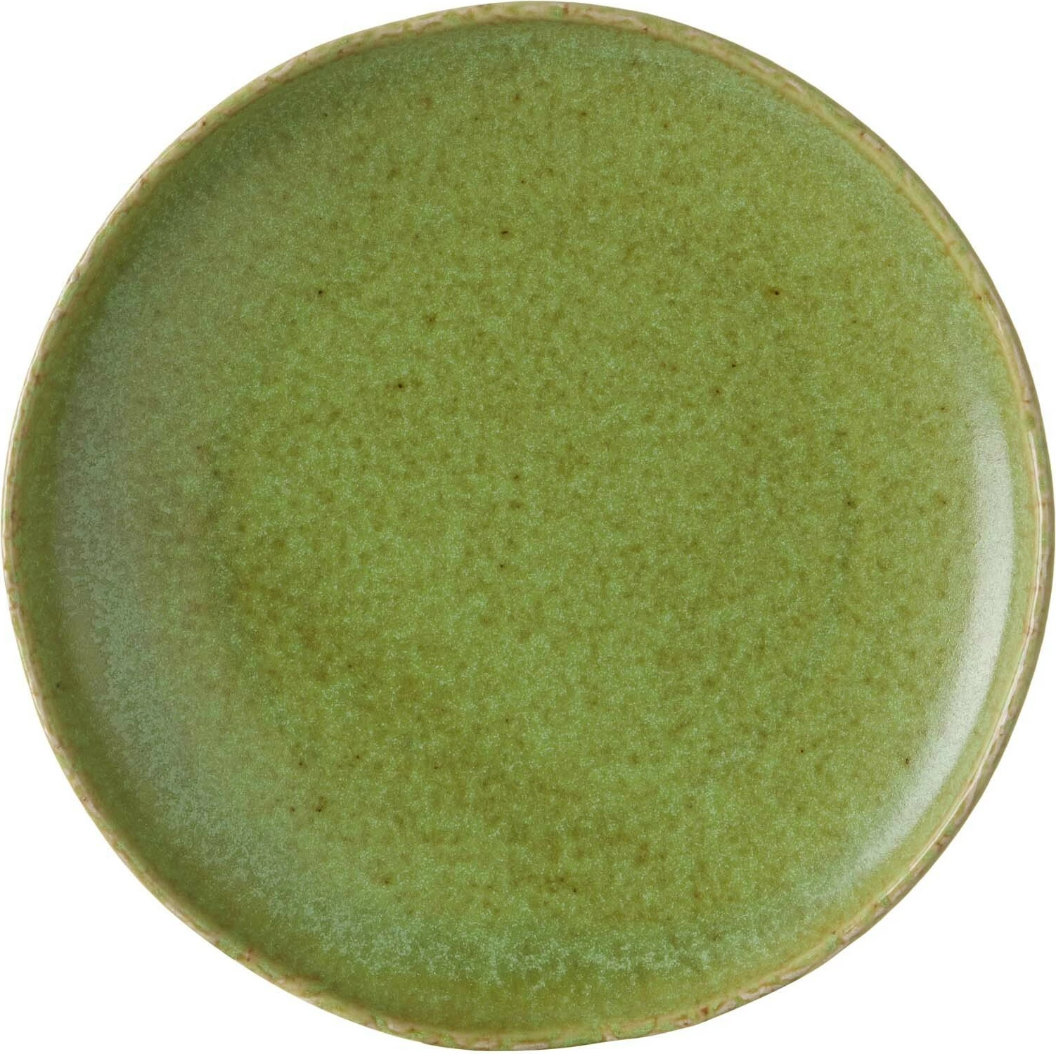 Pjatë e sheshtë Fine Dine Edenic Ø270 mm, gjelbër, set 3 copë