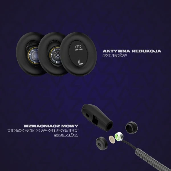 Kufje gaming Acezone A-Spire 64103, me kabllo 3 m, 3.5 mm/USB, të zeza