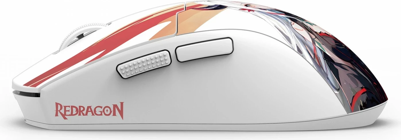 Maus Redragon M918-AKG-PRO K1NG PRO MAX 1K, i bardhë-zi
