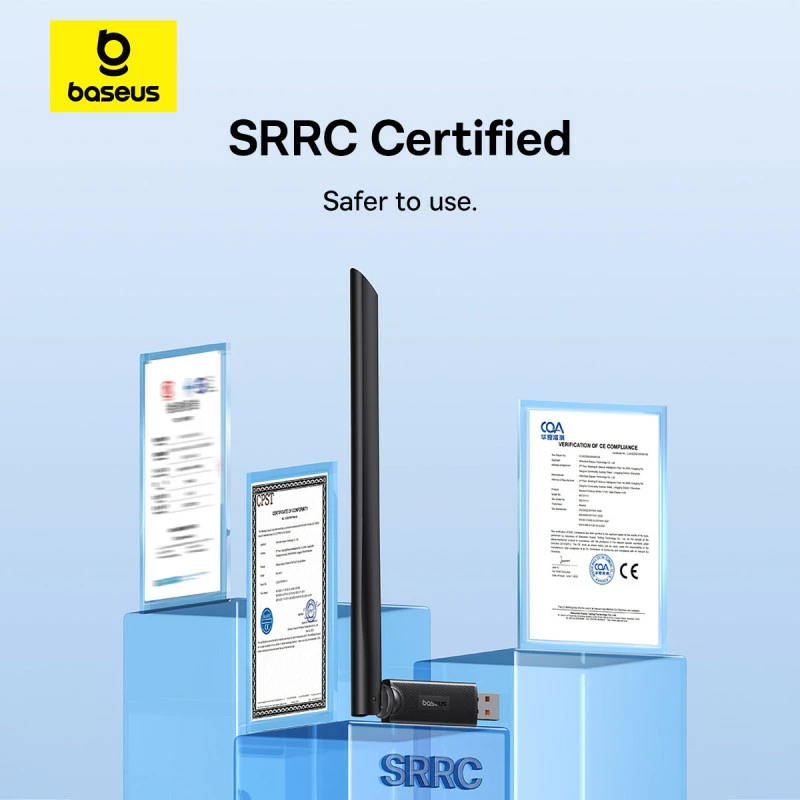 Kartë rrjeti USB Baseus BS-OH173, 650Mb/s, 5 GHz, e zezë