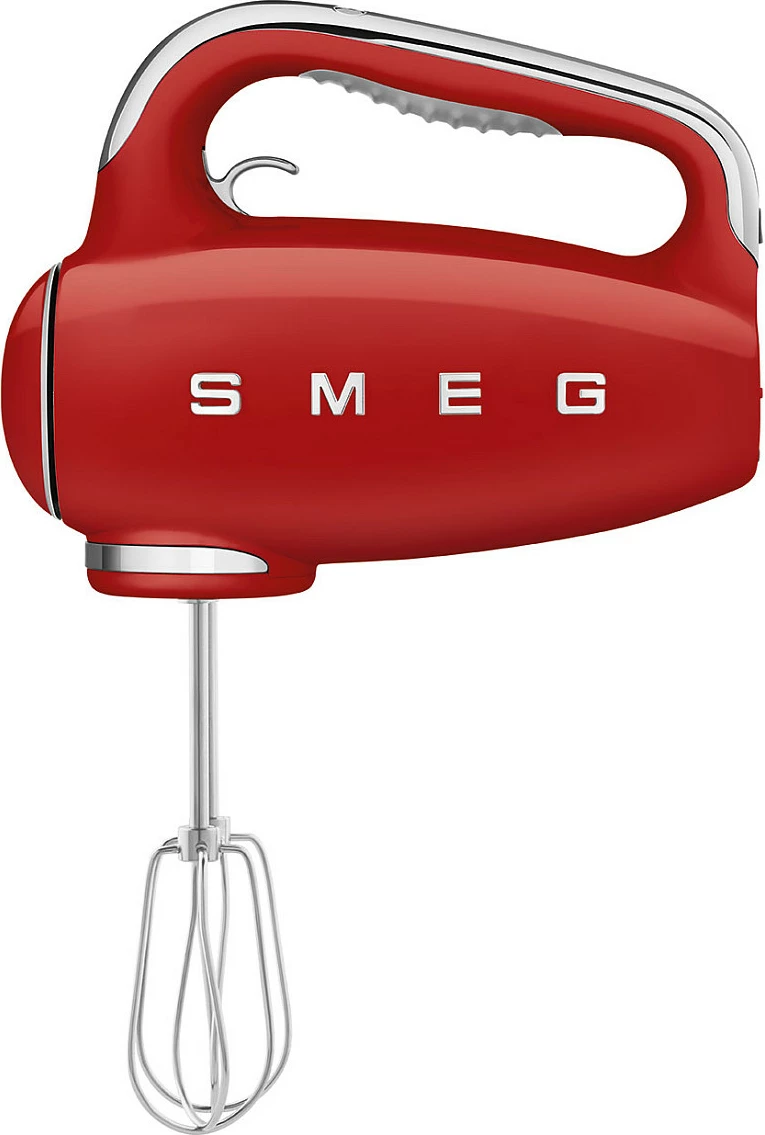 Mikser dore SMEG HMF01RDEU, 250W, 9 shpejtësi, Turbo, retro, i kuq
