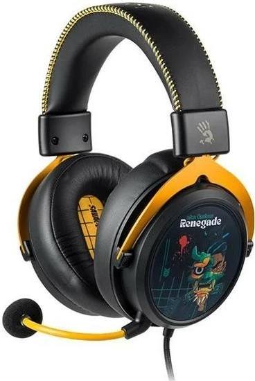 Kufje A4Tech Bloody M595, USB, 7.1 virtual, mikrofon AI-ENC, të zeza