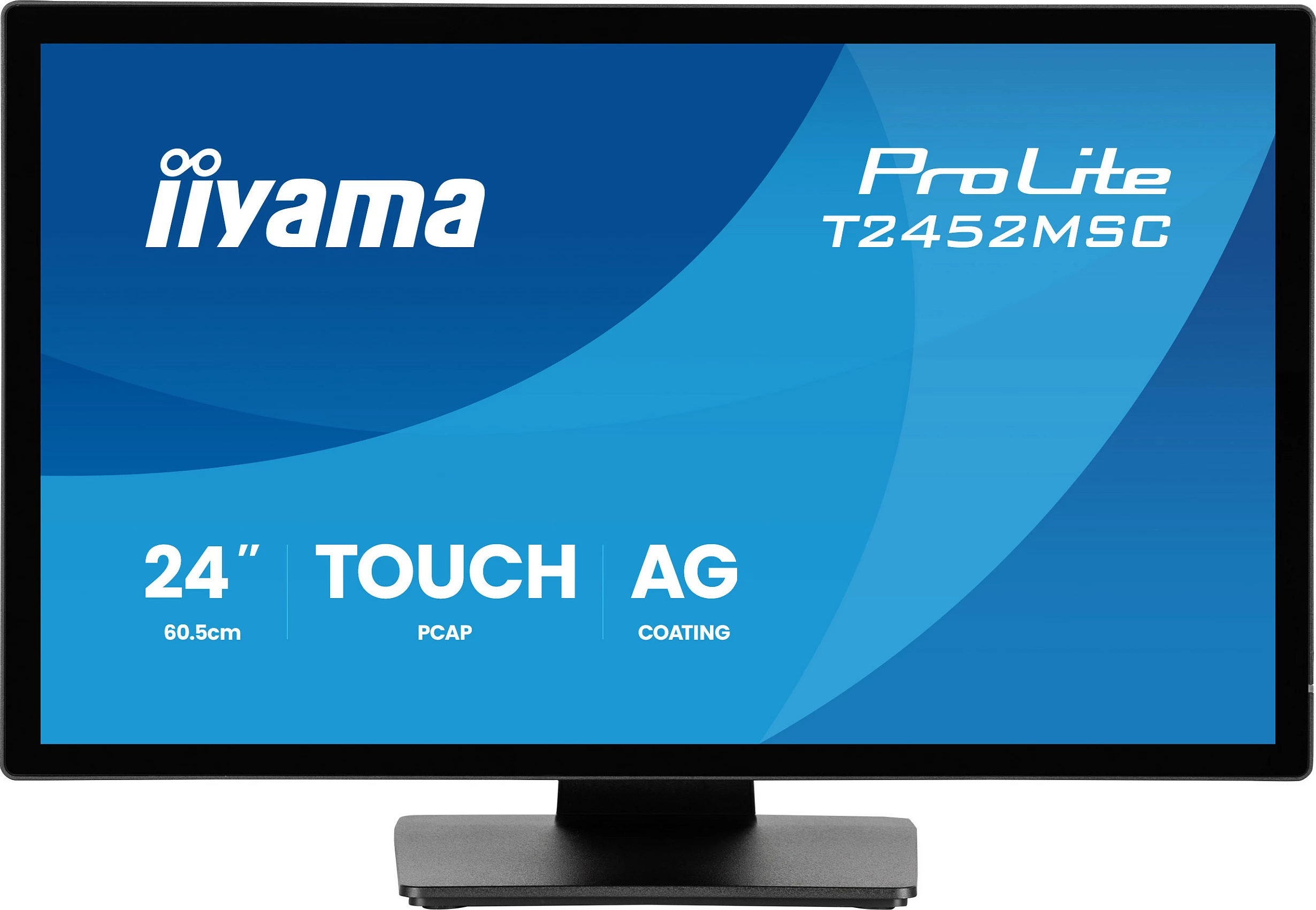 Monitor touch iiyama ProLite T2452MSC-B2AG, 24" FHD IPS 120Hz, HDMI/DisplayPort, i zi