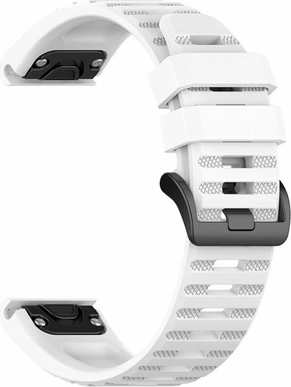Rrip silikoni QuickFit për Smartwatch, Fixed FIXSST-QF22MM-WH, 22 mm, i bardhë