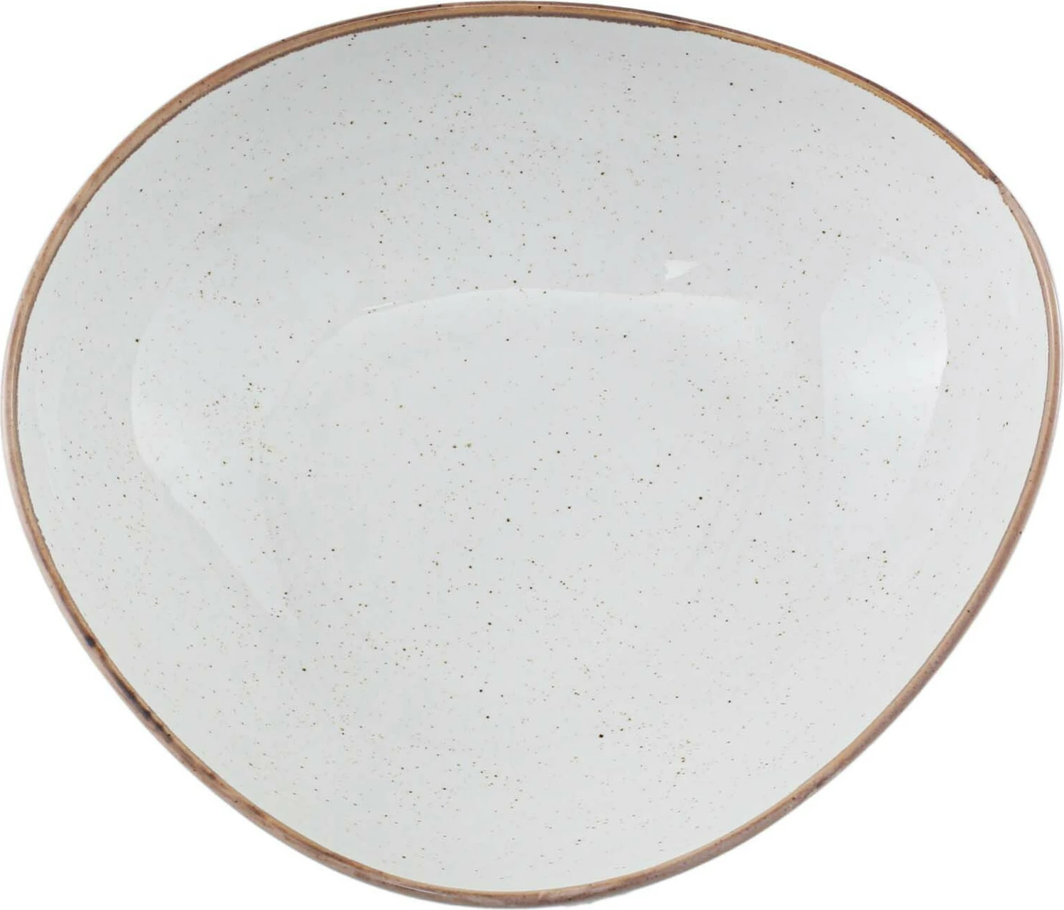 Tas trekëndor Porland Seasons Sand 200 mm, 820 ml, porcelan, bezhë krem, set 6 copë