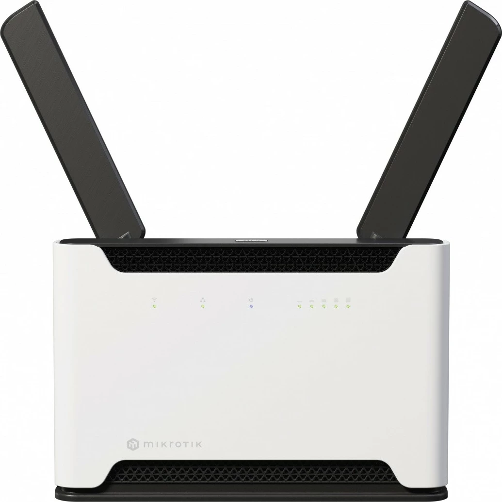 Router MikroTik S53UG+, 5HaxD2HaxD-TC&EG18-EA, 4 antena, LTE/UMTS, Bardhë/Zi