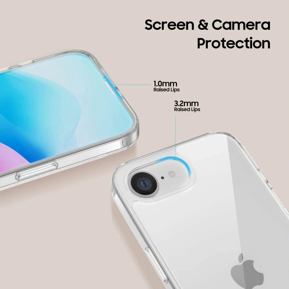 Mbështjellës Tech-Protect FlexAir Hybrid për Nothing Phone 3A, Transparent