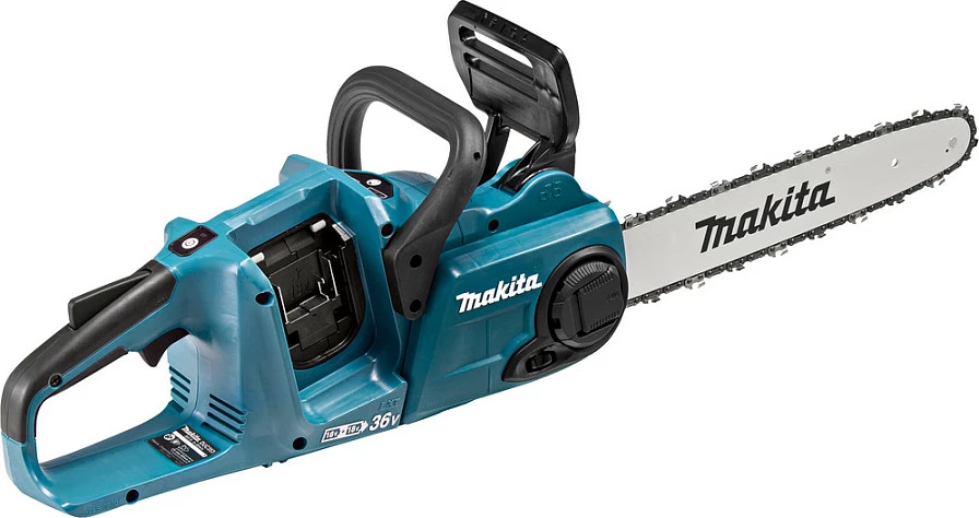 Sharrë zinxhiri me bateri Makita DUC353Z, shinë 35 cm, 20 m/s, blu/zi