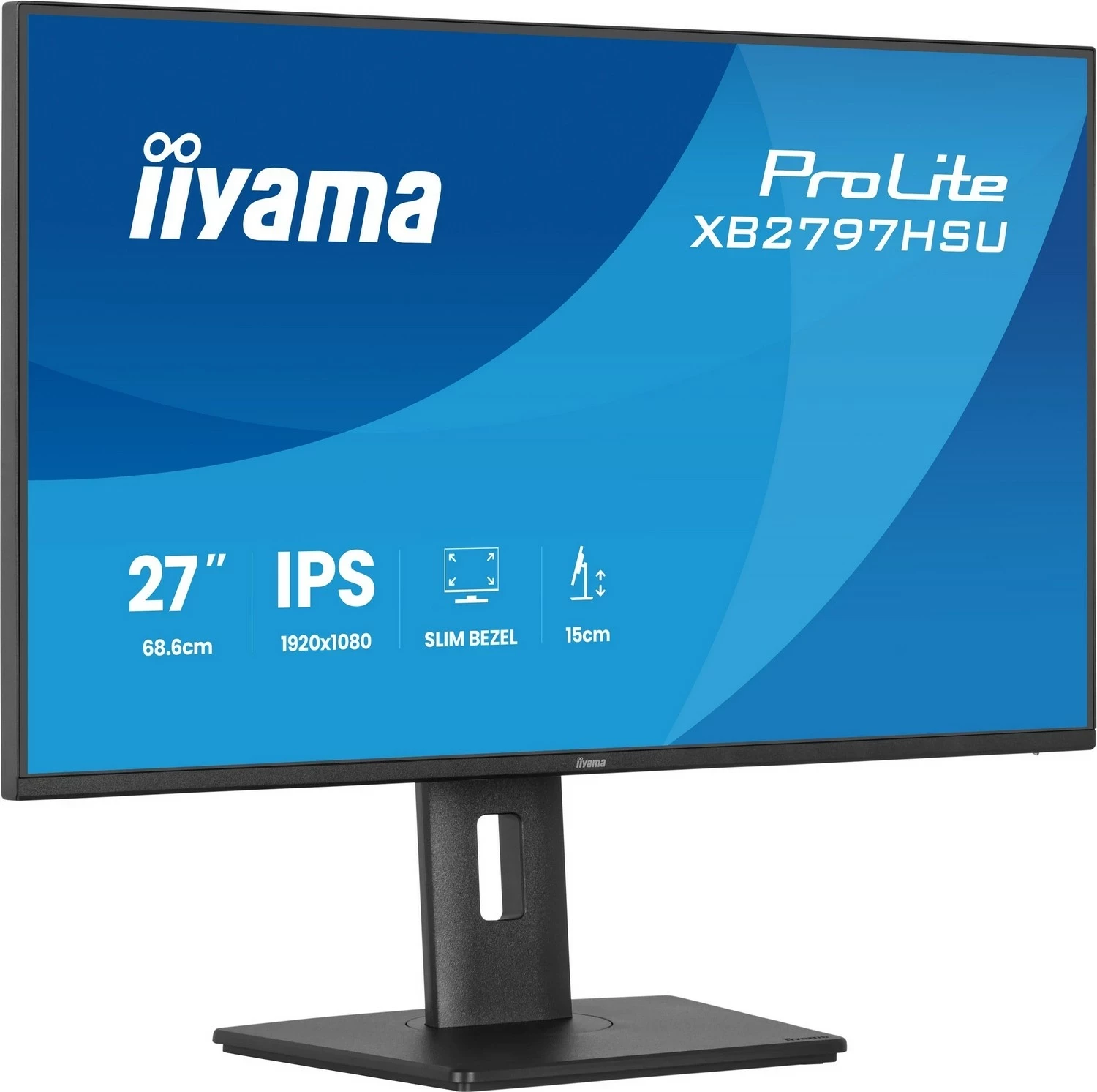 Monitor iiyama XB2797HSU-B1, 27 inch, Full HD, IPS, LED, i zi