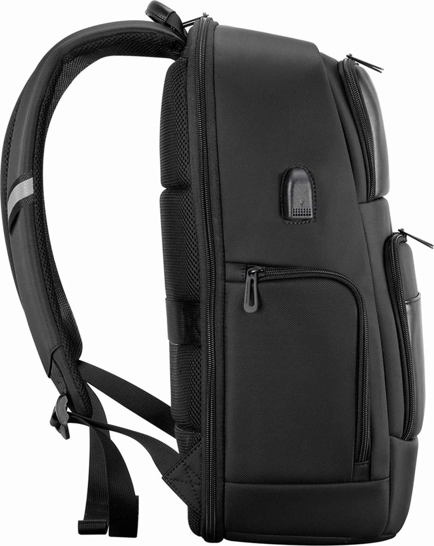 Çantë shpine për laptop Modecom Creative 15, 15.6\", me port USB, e zezë