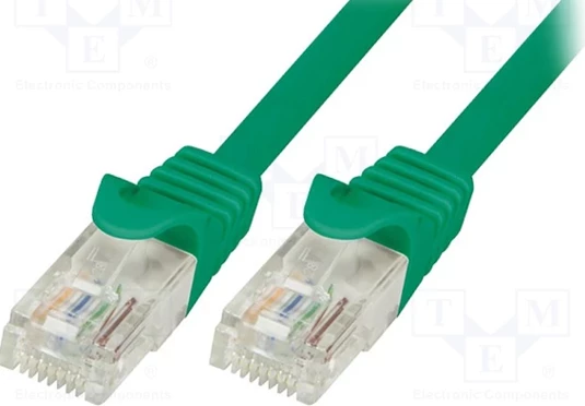 Kabllo LogiLink Patch, 3m, Econline, Cat.5e, U/UTP, i gjelbërt