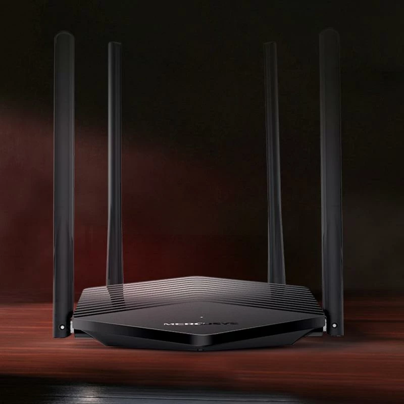 Router Wi‑Fi, Mercusys MR60X, deri 1.54 Gbps, 4 antena, i zi
