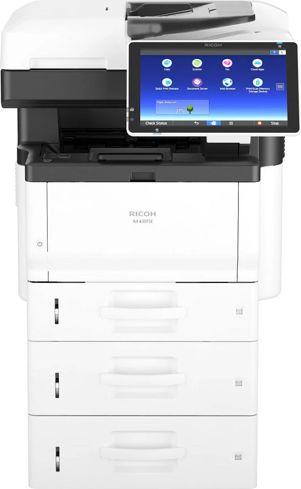 Printer multifunksional Ricoh IM350FSE, laser mono, A4, 35 faqe/min, bardhë/zi