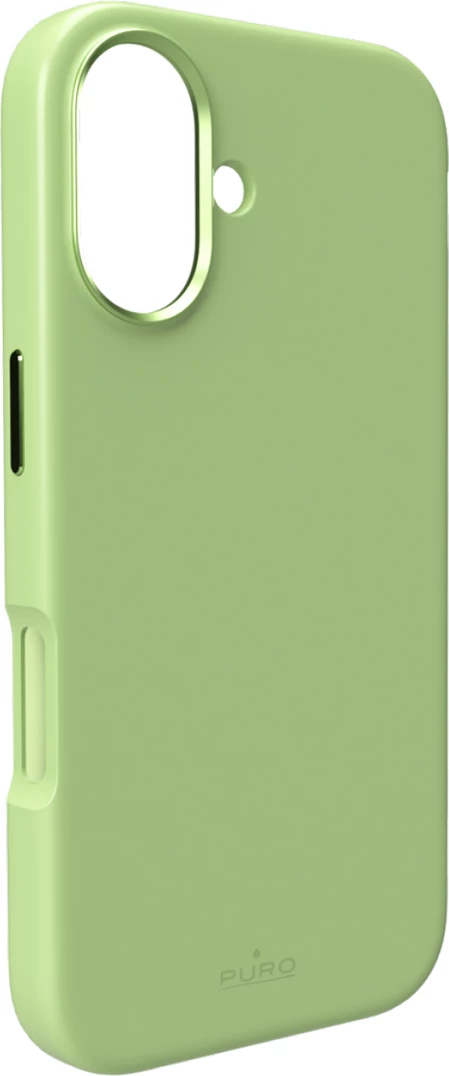 Mbështjellës Puro Icon Mag Pro për iPhone 17, MagSafe, me mbrojtje kamere, butona alumini, Gjelbër