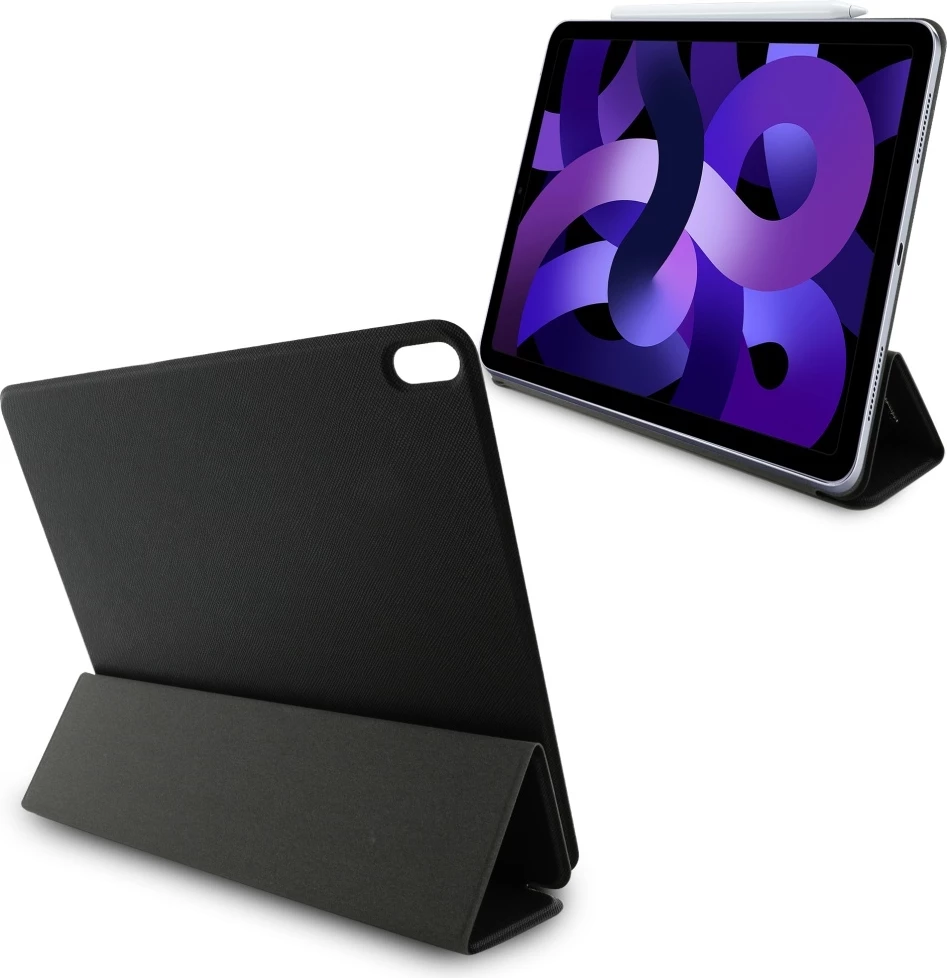 Mbështjellës Karl Lagerfeld Saffiano Magnetic Karl & Choupette për iPad Air 13" 2024, i zi