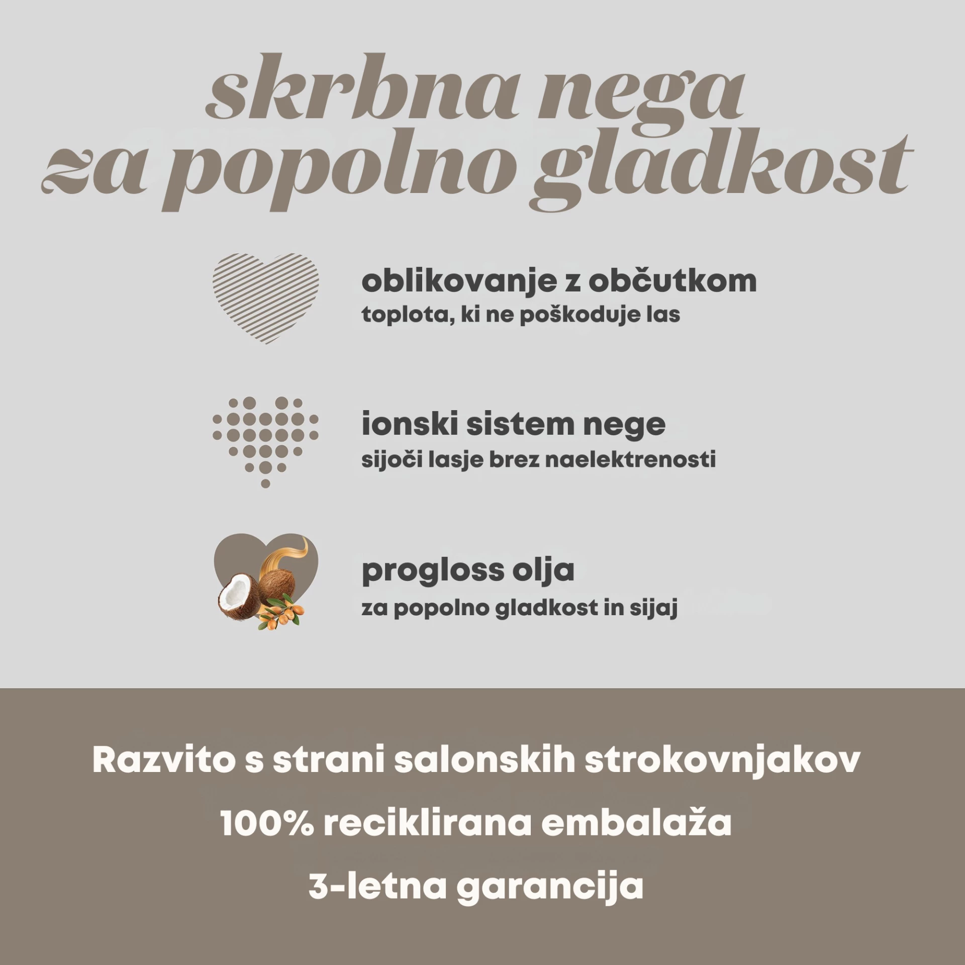 Brushë e nxehtë pa kabllo Revamp Straight & Go BR-1950, jonike, 120–210°C, LCD, e zezë, me çantë udhëtimi + kabllo USB-C
