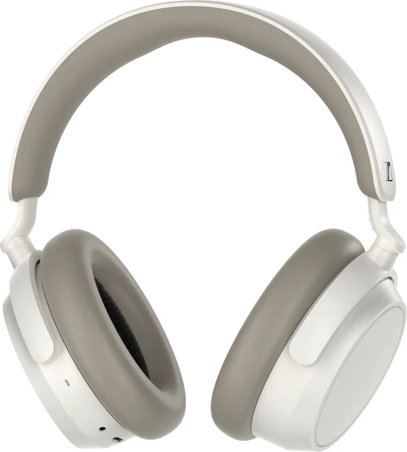 Kufje wireless Sennheiser ACCENTUM, ANC hibrid, bateri deri 50 orë, me mikrofon, të bardha