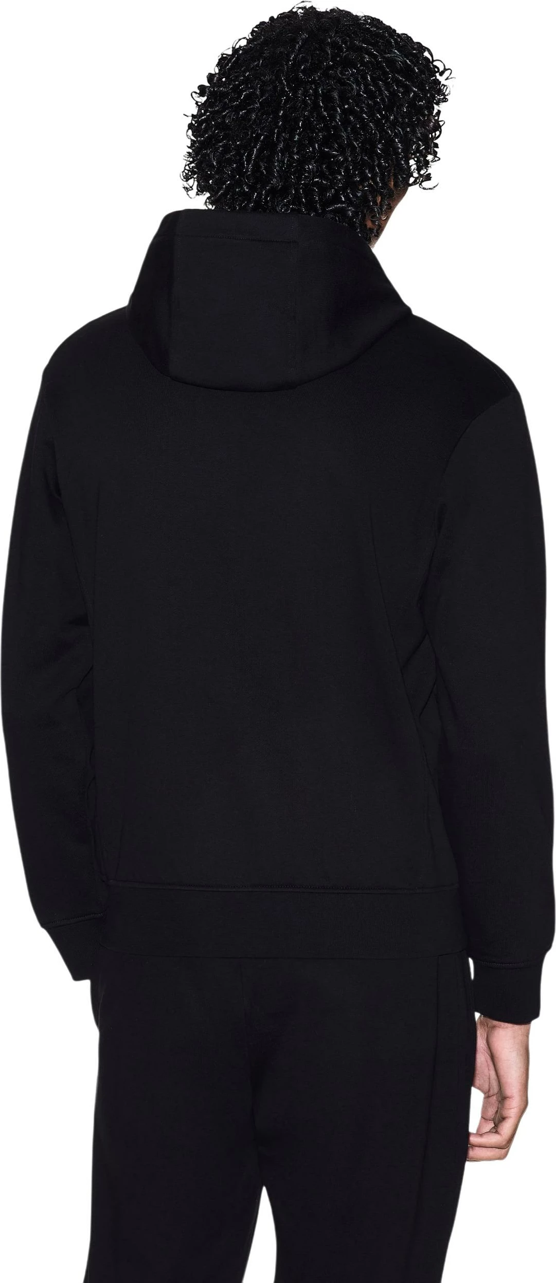 Duks me kapuç me zinxhir Armani Exchange XM001293 AF20934 për meshkuj, i zi [Madhësia: S]