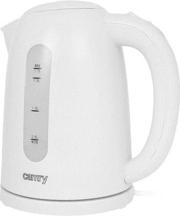 Çajnik elektrik Adler CR 1254W, 1.7 L, i bardhë, 2200 W