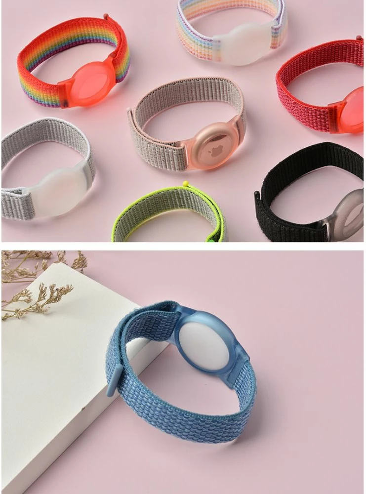 Rrip dore najloni Tech-Protect për fëmijë, për Apple AirTag, Blu