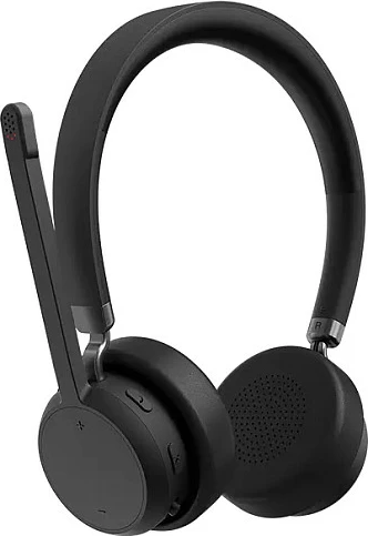 Kufje wireless Lenovo 4XD1Q30302, Bluetooth 5.3, mikrofon me reduktim zhurme, 60h, të zeza