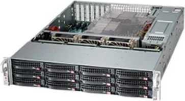 Kasë serveri Super Micro CSE-826BE1C4-R1K23LPB, 2U, 12x3.5", 1200W, e zezë