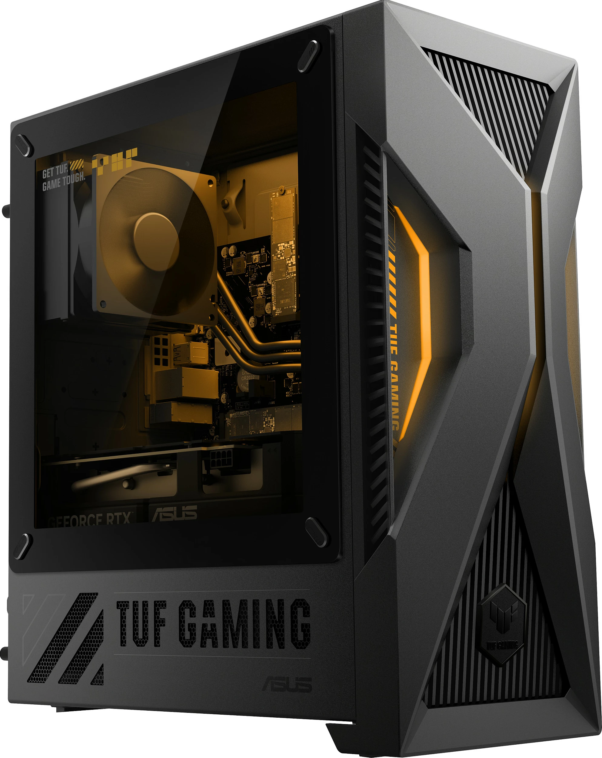 Kompjuter desktop ASUS TUF T500 T500MV-07240H242W, Core 7 240H, 32GB RAM Memorje, 1TB SSD, GeForce RTX 5060 Ti, Windows 11 Home, i zi/gri