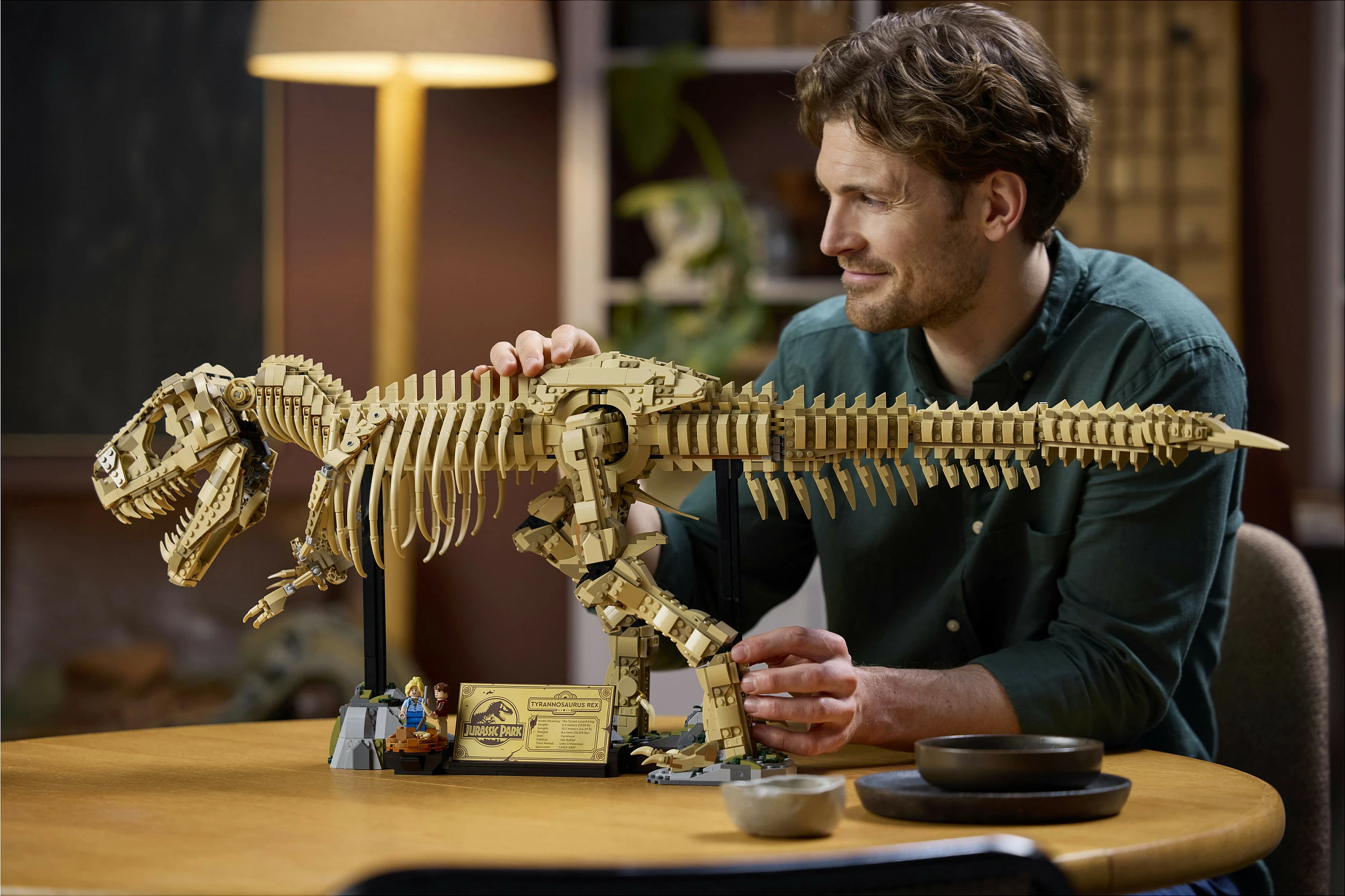 Set ndërtimi LEGO Jurassic World 76968 Dinosaur Fossils: Tyrannosaurus Rex, 3145 copë, Shumëngjyrësh