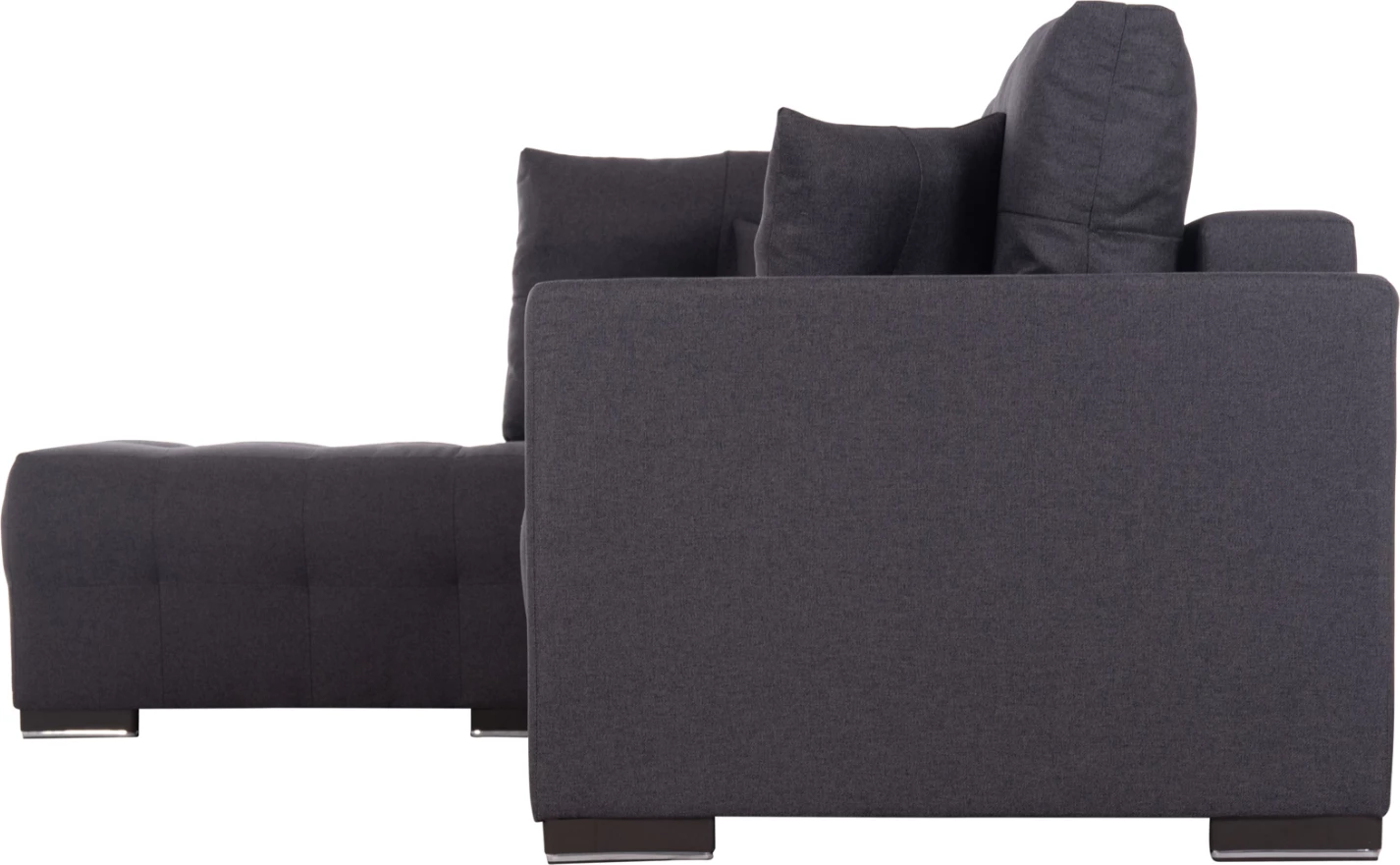 Kënd-sofë me hapësirë për magazinim, Trendston FH3302.01L, material gri, 298x177x95cm