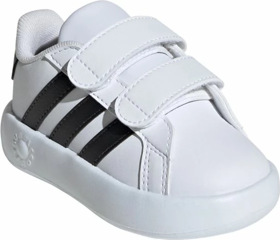 Këpucë për fëmijë adidas, të bardha dhe të zeza [Madhësia: 24]