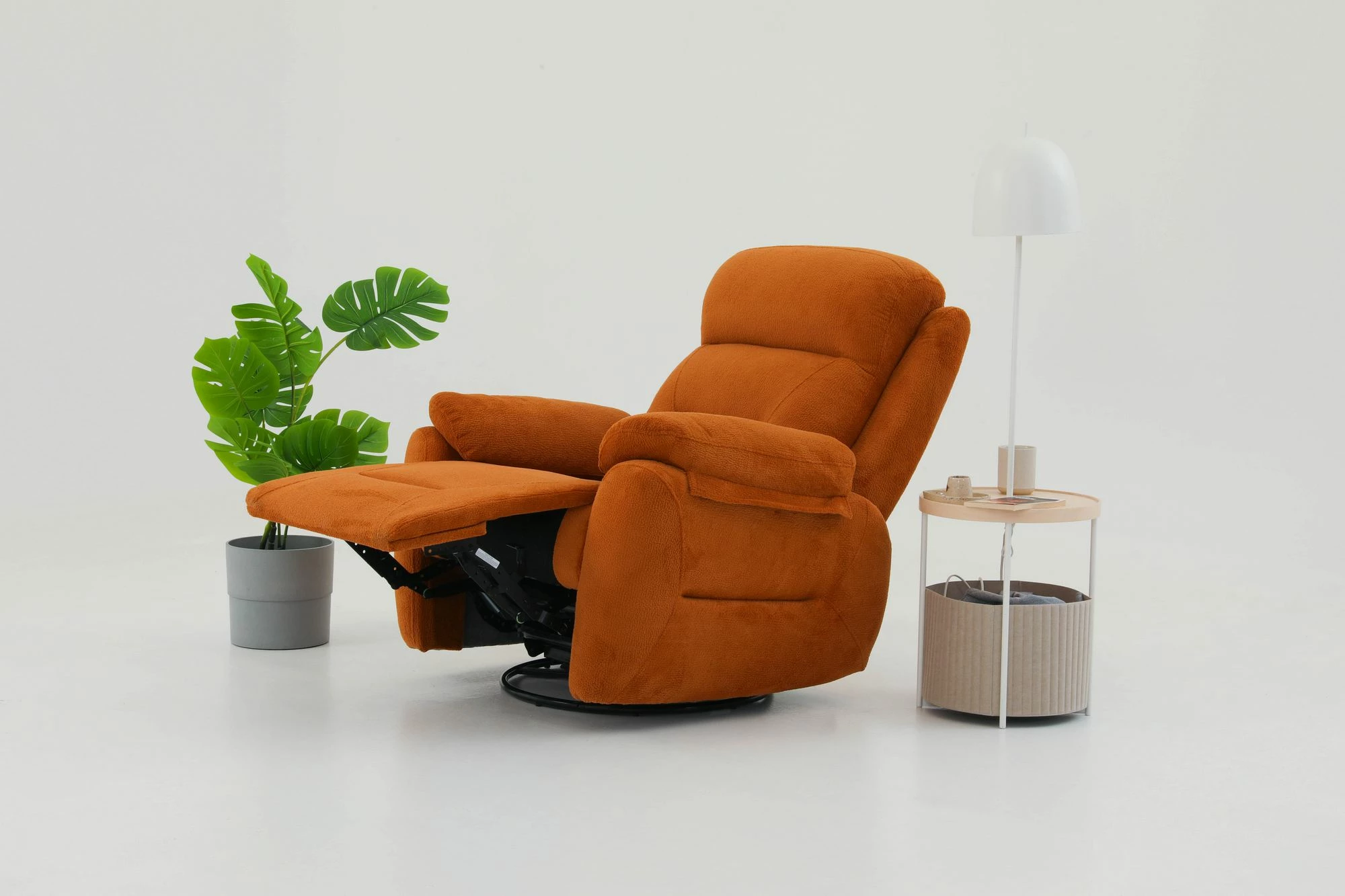 Karrige relaksuese Comfort, ngjyrë e kuqe qeramike, Atelier del Sofa
