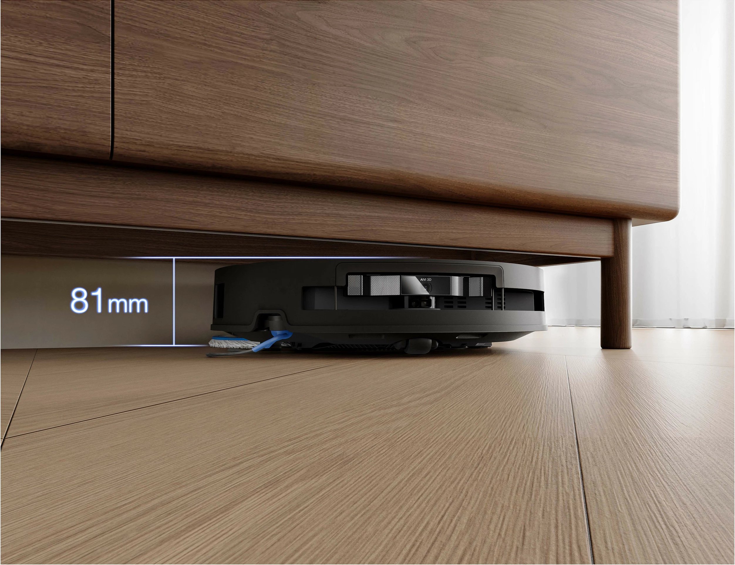 Fshesë robotike ECOVACS DEEBOT T50 OMNI (Gen3), 25000Pa, mop, Wi‑Fi, e zezë