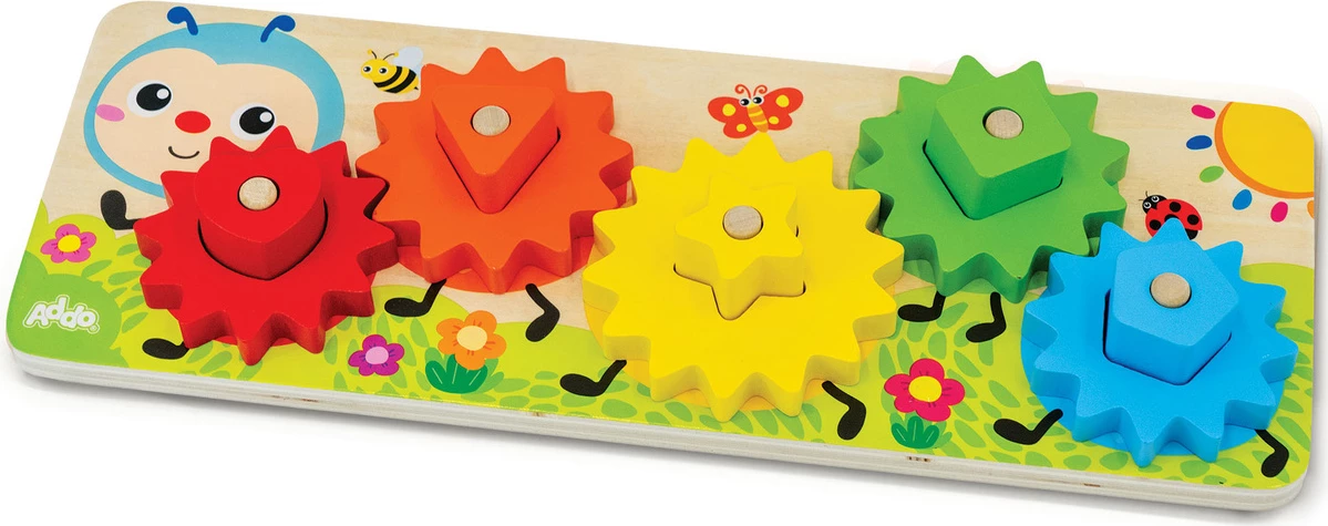 Woodlets Spinning Cogs Caterpillar Wooden Puzzle