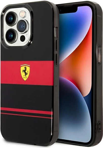 Mbështjellës Ferrari Combi MagSafe për iPhone 14 Pro 6.1", i zi