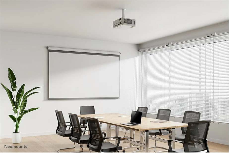 Mbajtës tavani për projektor Neomounts BEAMER-C80WHITE, i bardhë, rregullim lartësie 13-20 cm