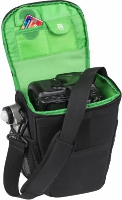 çantë për aparat DSLR RIVACASE 7440 PS, me ndarje të rregullueshme, 190x165x230 mm, e zezë