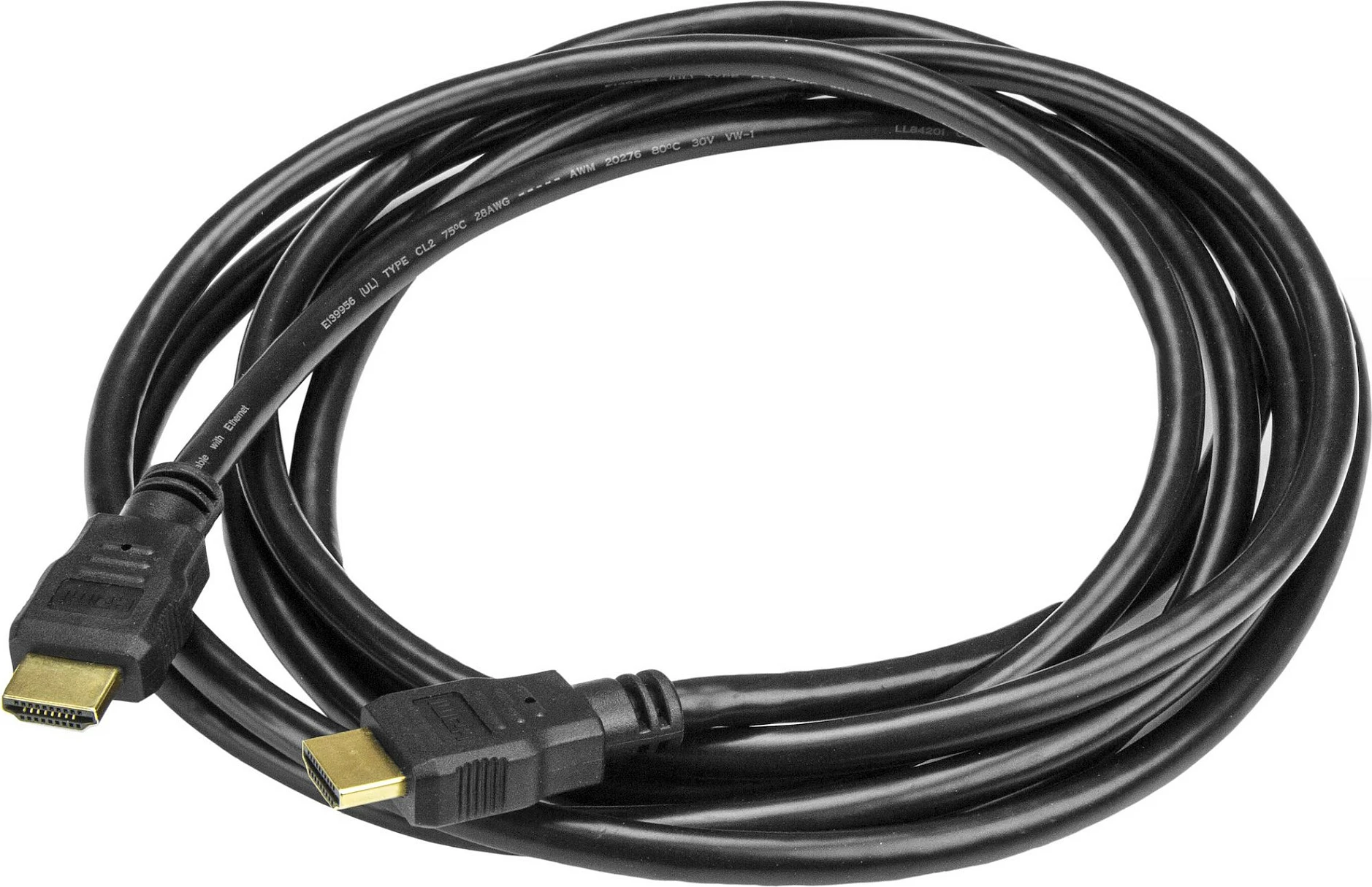 Kabllo HDMI StarTech HDMM3M, 3m, High Speed 4K, me Ethernet, e zezë
