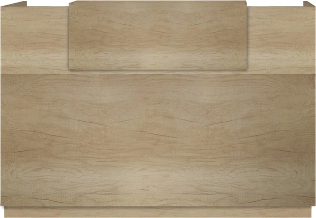 Banak recepsioni Lotus, ngjyrë lisi, 140x70x110cm